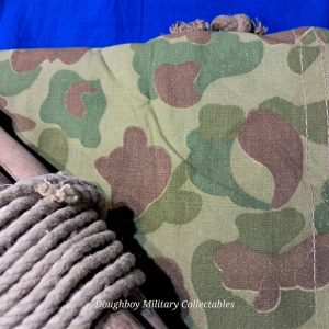 world-war-two-original-near-mint-unissued-marine-corps-camo-shelter-half-complete-with-parts-and-straps-frog