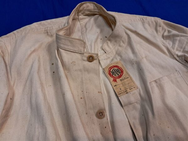 world-war-two-vet-corp-uniform-overall-white-cotton-belonging-to-lieutenant-colonel-pacific-theater-bounton