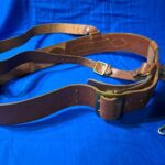 world-war-two-officers-dress-belt-leather-with-cross-strap-and-sword-hanger-shain-meyer-marked-very large-size