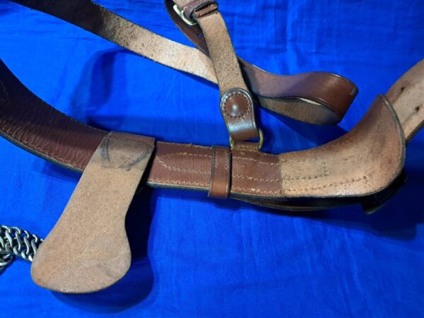 world-war-two-officers-dress-belt-leather-with-cross-strap-and-sword-hanger-shain-meyer-marked-very large-size