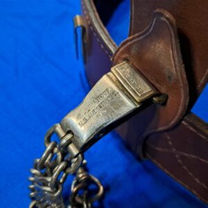 world-war-two-officers-dress-belt-leather-with-cross-strap-and-sword-hanger-shain-meyer-marked-very large-size