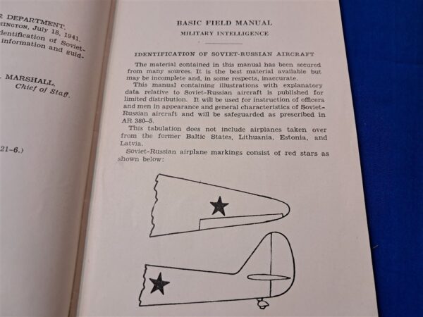 world-war-two-field-manual-intelligence-soviet-aircraft-1941-dated-fm-34