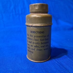 world-war-two-soldiers-field-small-foot-powder-can-for-confort-kits-o-d-green-excellent-condition