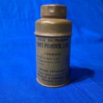 world-war-two-soldiers-field-small-foot-powder-can-for-confort-kits-o-d-green-excellent-condition