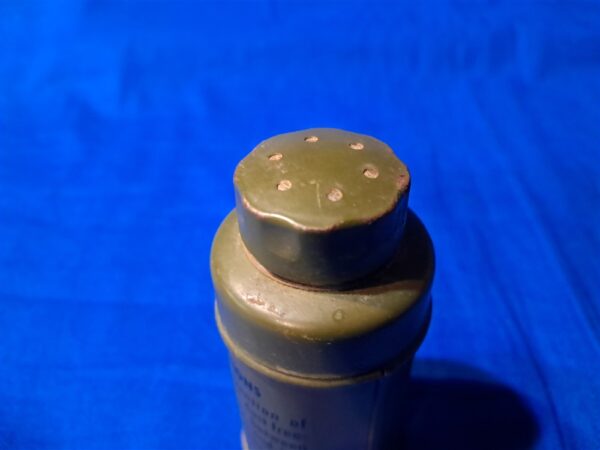world-war-two-soldiers-field-small-foot-powder-can-for-confort-kits-o-d-green-excellent-condition