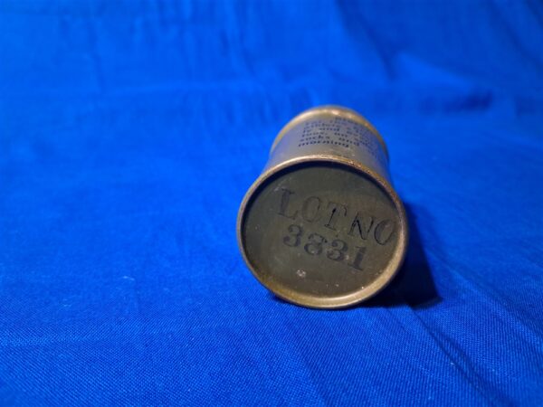 world-war-two-soldiers-field-small-foot-powder-can-for-confort-kits-o-d-green-excellent-condition