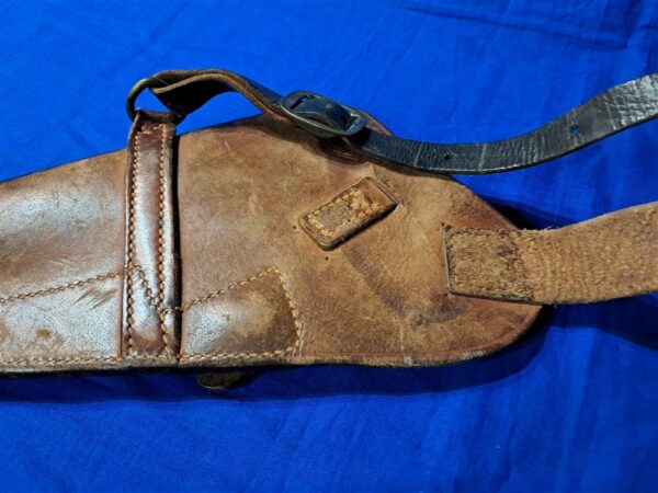 world-war-two-korean-war-modified-m-3-shoulder-holster-tanker-model-dyed-black-for-new-regulations-fits-45-pistol