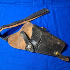 world-war-two-korean-war-modified-m-3-shoulder-holster-tanker-model-dyed-black-for-new-regulations-fits-45-pistol