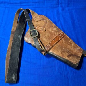 world-war-two-korean-war-modified-m-3-shoulder-holster-tanker-model-dyed-black-for-new-regulations-fits-45-pistol