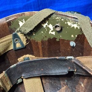 world-war-two-airbone-paratrooper-helmet-liner-westinghouse-manufactured-some-damage-good-used-condition