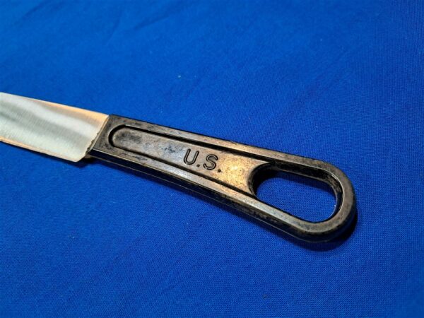 world-war-two-mess-kit-utensil-knife-with-platik-handle-undated-or-marked-mint-condition