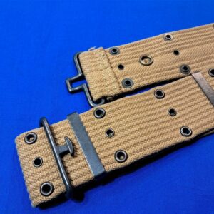 world-war-two-unissued-mint-condition-pistol-belt-unmarked-undated-early-pattern-loom-error