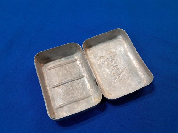 soap-dish-world-war-one-aluminum-with-initials-on-the-bottom-ribbed-early