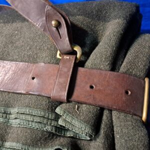 world-war-one-british-service-belt-general-leather-with-cross-strap-excellent-condition-cast-brass-king-crown