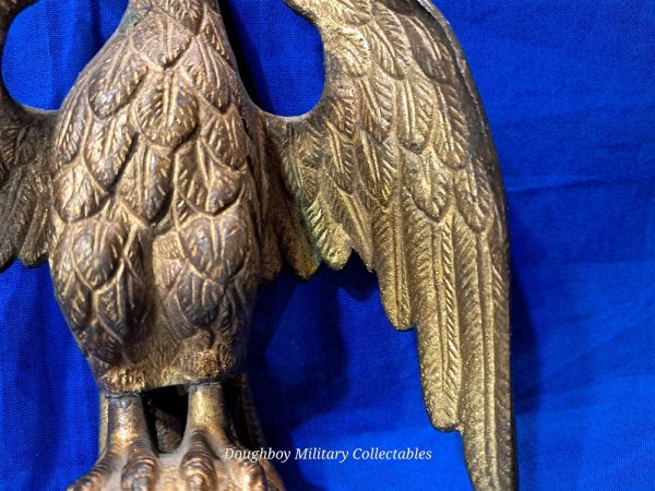 civil-war-flag-pole-eagle-topper-gilded-brass-excellent-condition-origial-condiiton-holed-beak