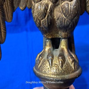 civil-war-flag-pole-eagle-topper-gilded-brass-excellent-condition-origial-condiiton-holed-beak