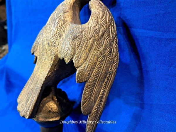 civil-war-flag-pole-eagle-topper-gilded-brass-excellent-condition-origial-condiiton-holed-beak