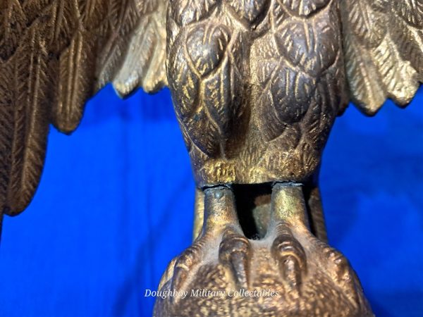civil-war-flag-pole-eagle-topper-gilded-brass-excellent-condition-origial-condiiton-holed-beak