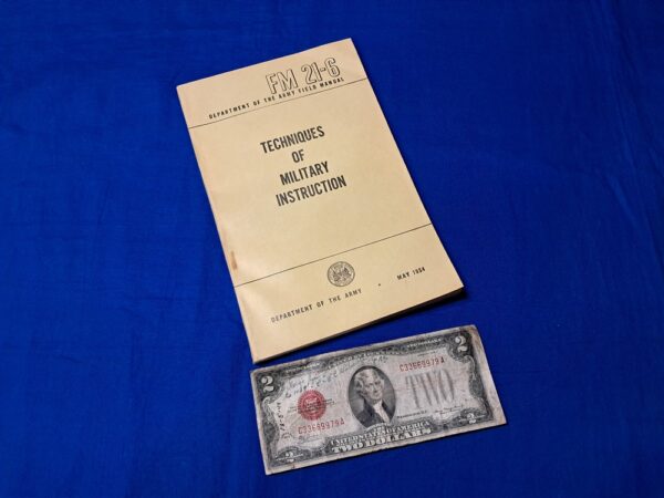 korean-war-field-manual-f-21-6-for-instructions-on-how-to-be-an-drill-instructor-or-classroom-1954