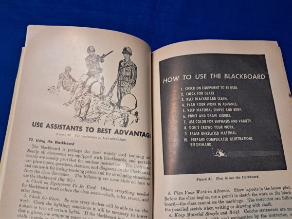 korean-war-field-manual-f-21-6-for-instructions-on-how-to-be-an-drill-instructor-or-classroom-1954