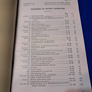 korean-war-field-manual-f-21-6-for-instructions-on-how-to-be-an-drill-instructor-or-classroom-1954