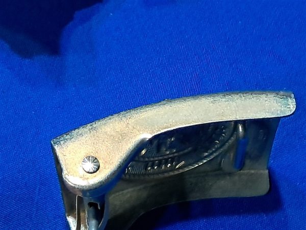 german-world-war-two-hitler-youth-belt-face-steel-construction-with-silvered-finish-not-painted-rzm-maker-code-4-30-berg-nolte-mint-in-wrapper-with-tag