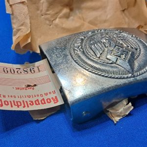 german-world-war-two-hitler-youth-belt-face-steel-construction-with-silvered-finish-not-painted-rzm-maker-code-4-30-berg-nolte-mint-in-wrapper-with-tag