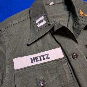 korean-to-vietnam-early-war-womans-female-jacket-field-pattern-herringbone-twill-with-all-patches-and-captain-rank-color-patch