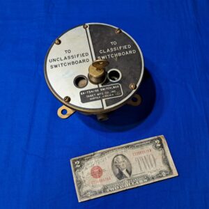 vietnam-period-switch-board-classified-switch-for-communications-on-ship-and-land-with-key-brass