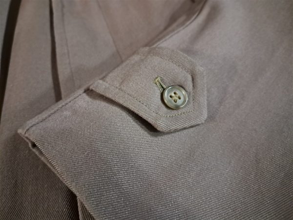 world-war-two-officers-pinks-over-coat-for-uniform-garbadine-material-excellent-condition-size-medium