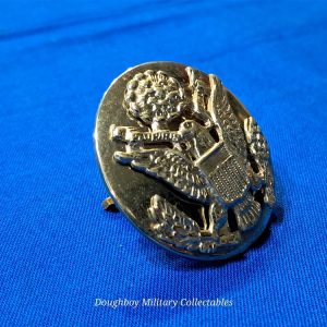 vietnam-war-enlisted-visor-cap-insignia-in-silverd-color-for-dress-blue-uniforms-with-original-nut