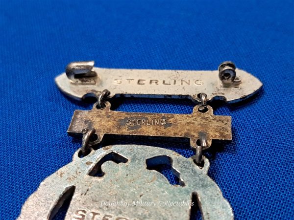 world-war-two-sterling-united-states-marines-shooting-qual-qualification-badge-for-carbine-rifle-sharpshooter-rating