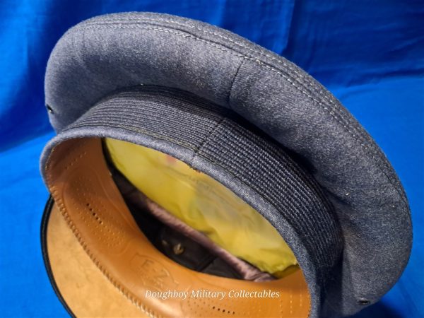 early-vietnam-era-air-force-officers-visor-cap-hat-with-bullion-lightning-clouds-large-size-high-quality