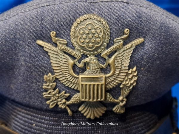 early-vietnam-era-air-force-officers-visor-cap-hat-with-bullion-lightning-clouds-large-size-high-quality