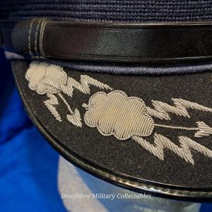 early-vietnam-era-air-force-officers-visor-cap-hat-with-bullion-lightning-clouds-large-size-high-quality