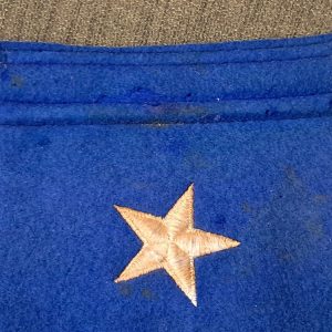 korean-war-era-fely-blue-vehicle-flag-pennant-for-major-general-air-force
