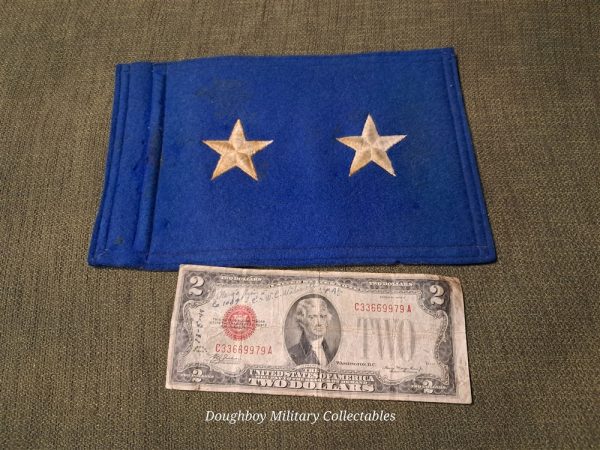 korean-war-era-fely-blue-vehicle-flag-pennant-for-major-general-air-force