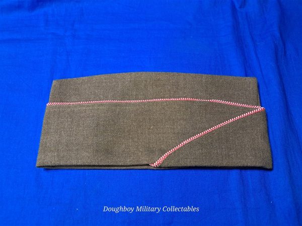 korean-war-1950-dated-cap-for-enlisted-engineer-dress-green-uniform-mint-condiiton
