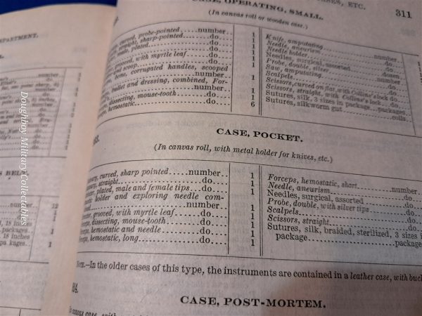 world-war-one-medical-manual-for-the-medic-department-1916-dated-400-pages-lists-kits-belts-and-chests