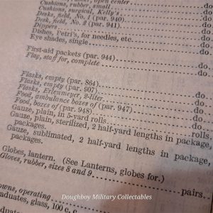 world-war-one-medical-manual-for-the-medic-department-1916-dated-400-pages-lists-kits-belts-and-chests