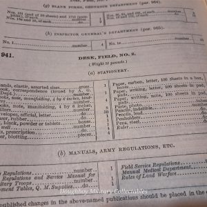 world-war-one-medical-manual-for-the-medic-department-1916-dated-400-pages-lists-kits-belts-and-chests