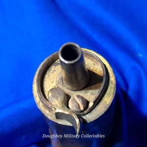 civil-war-era-or-earlier-small=pocket-pistol-powder-flask-copper-and-brass-excellent-no-damage-condition