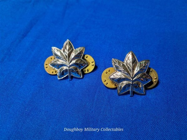 korean-war-era-lieutenant-colonel-marine-corps-rank-sterling-silver-correct-clutches-excellent