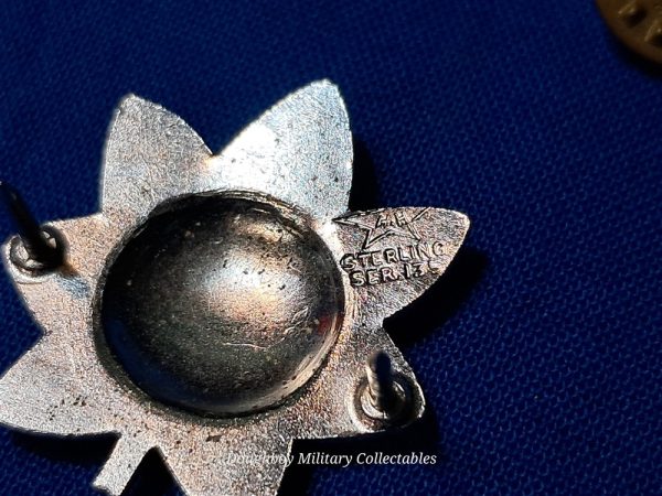 korean-war-era-lieutenant-colonel-marine-corps-rank-sterling-silver-correct-clutches-excellent