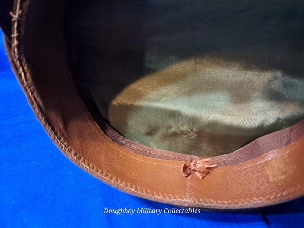 world-war-two-visor-hat-officers-model-with-eagle-and-braid-excellent-condition-green-olive-drab-wool