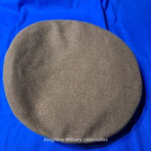 world-war-two-visor-hat-officers-model-with-eagle-and-braid-excellent-condition-green-olive-drab-wool