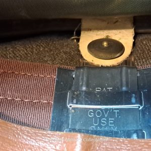world-war-two-visor-hat-officers-model-with-eagle-and-braid-excellent-condition-green-olive-drab-wool