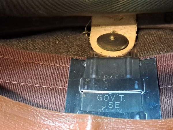 world-war-two-visor-hat-officers-model-with-eagle-and-braid-excellent-condition-green-olive-drab-wool