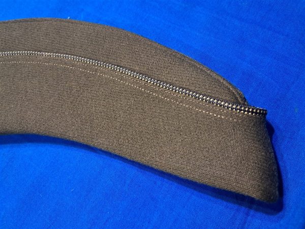 world-war-two-original-womans-army-corps-overseas-cap-officers-model-with-original-rank-on-front-by-knox