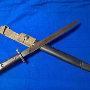 world-war-two-british-india-manufactured-type 2-mark-bayonet-short-with-original-frog-1944-dated